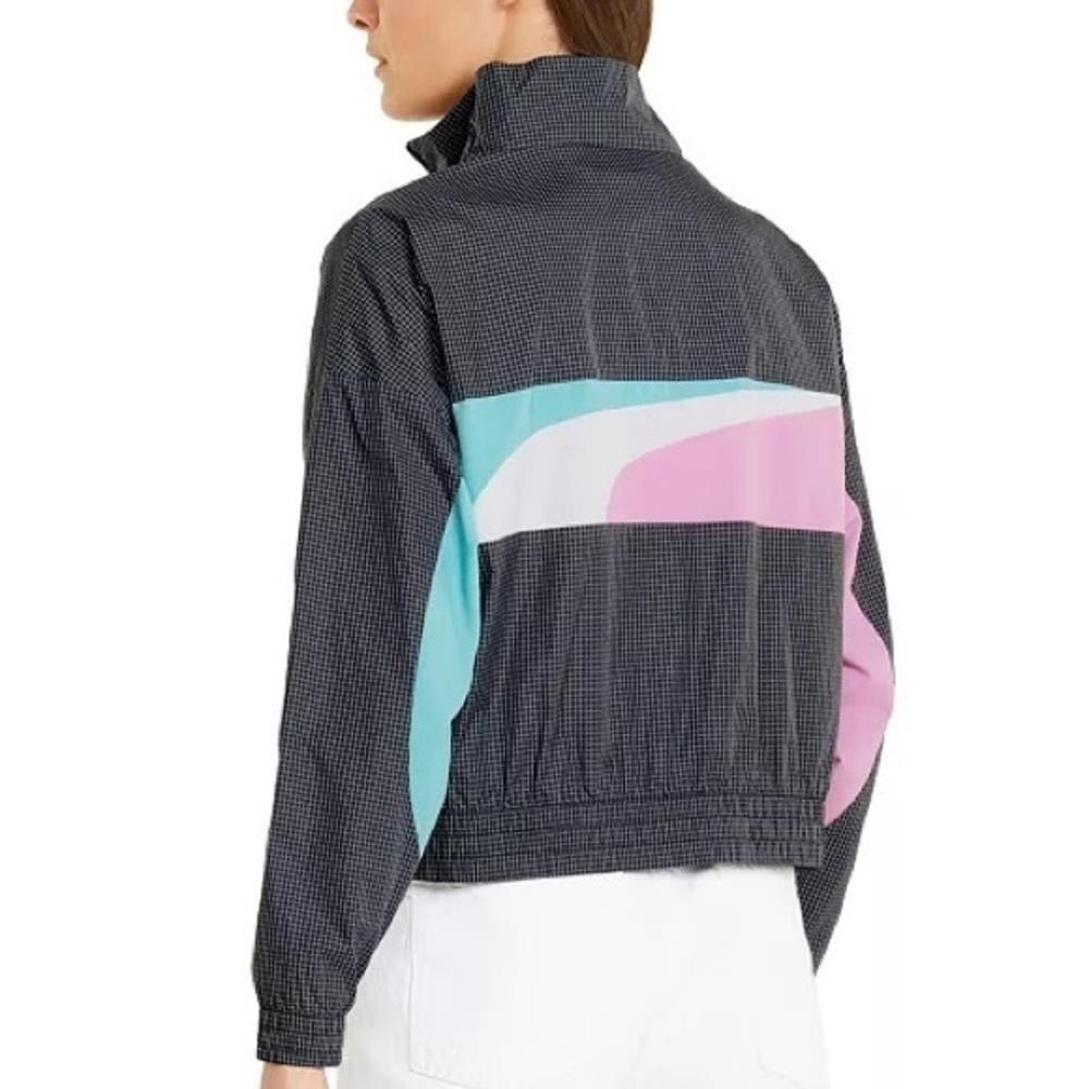 Puma Women's Track Jacket in Black/White/Blue/Pink Multi Size XS - Picture 3 of 12
